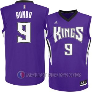 Maillot Sacramento Kings Rondo #9 Purpura