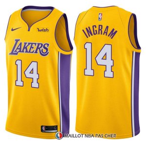 Maillot Authentique Los Angeles Lakers Ingram 2017-18 14 Jaune