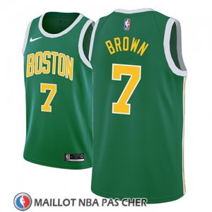 Maillot Boston Celtics Jaylen Brown Earned 2018-19 Vert