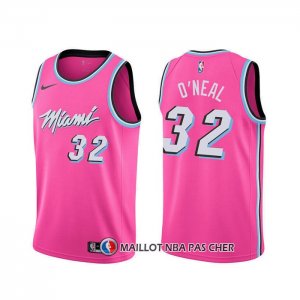 Maillot Miami Heat Shaquille O'neal Earned Rosa