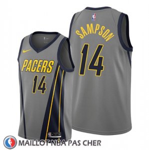 Maillot Indiana Pacers Jakarr Sampson Ville Gris