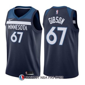 Maillot Minnesota Timberwolves Taj Gibson Icon 67 2017-18 Bleu