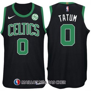 Maillot Boston Celtics Jayson Tatum 0 2017-18 Noir