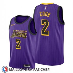 Maillot Los Angeles Lakers Quinn Cook Ville Volet