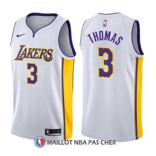 Maillot Los Angeles Lakers Isaiah Thomas Association 3 2017-18 Blanc