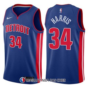 Maillot Detroit Pistons Tobias Harris Icon 34 2017-18 Bleu