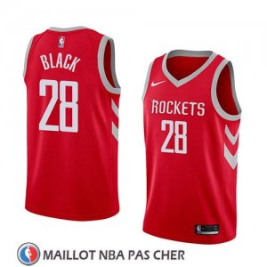 Maillot Houston Rockets Tarik Black No 28 Icon 2018 Rouge