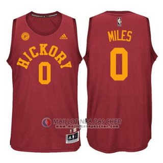 Maillot Hickory Pacers Miles #0 Rouge