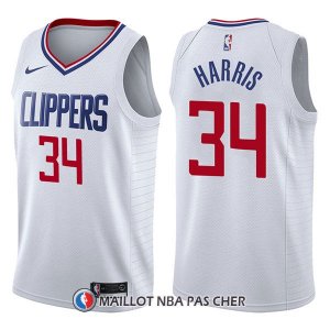 Maillot Los Angeles Clippers Tobias Harris Association 34 2017-18 Blanc