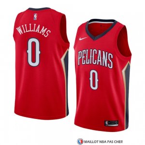 Maillot New Orleans Pelicans Troy Williams Statement 2018 Rouge