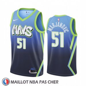 Maillot Dallas Mavericks Boban Marjanovic Ville Edition Bleu