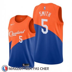 Maillot Cleveland Cavaliers J.r. Smith Ville Edition Bleu