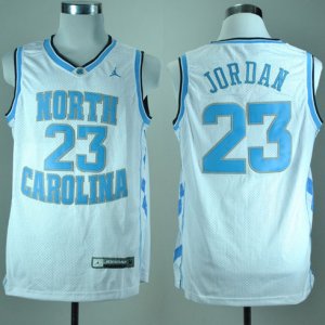 Maillot Jordan North Carolina Tar Heels #23 Blanc