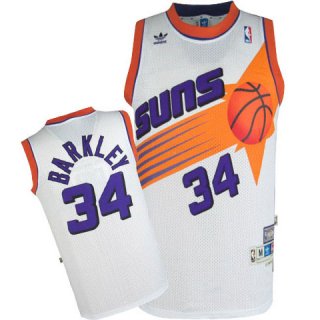 Maillot alternativa de Barkley Phoenix Suns #34 Blanc