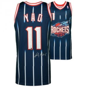 Maillot Retro Rockets Yao 11 Bleu