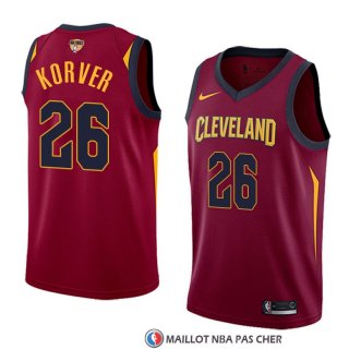 Maillot Cleveland Cavaliers Kyle Korver Finals Bound 26 Icon 2017-18 Rouge