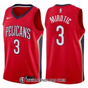 Maillot New Orleans Pelicans Nikola Mirotic Statement 3 2017-18 Rouge