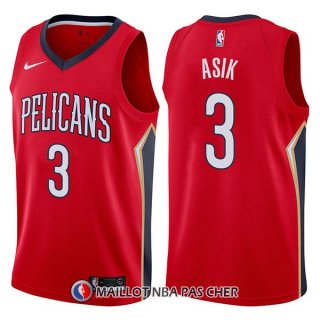 Maillot New Orleans Pelicans Omer Asik Statement 3 2017-18 Rouge