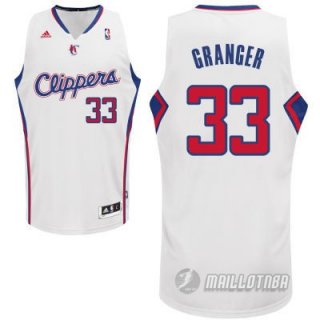 Maillot Blanc Granger Los Angeles Clippers #33 Revolution 30