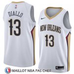 Maillot New Orleans Pelicans Cheick Diallo No 13 Association 2018 Blanc