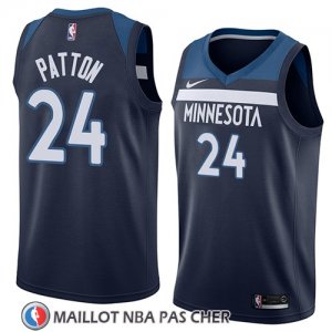Maillot Minnesota Timberwolves Justin Patton No 24 Icon 2018 Bleu