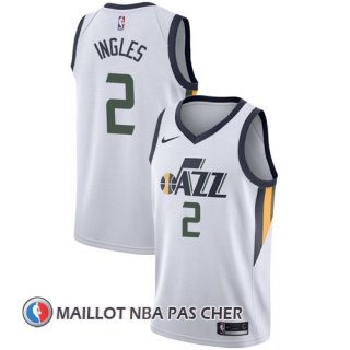 Maillot Utah Jazz Joe Ingles 2 Association 2017-18 Blanc