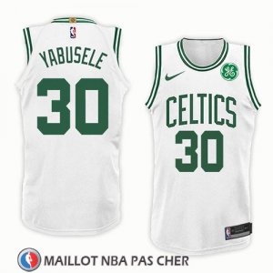 Maillot Boston Celtics Guerschon Yabusele No 30 Association 2018 Blanc