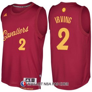 Maillot Authentique Navidad Cleveland Cavaliers Irving 2 2016-17 Rouge