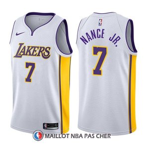 Maillot Los Angeles Lakers Larry Nance Jr. Association 7 2017-18 Blanc