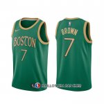 Maillot Boston Celtics Jaylen Brown Ville 2019-20 Vert