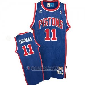 Maillot Detroit Pistons Thomas #11 Bleu