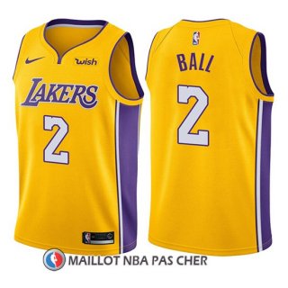 Maillot Enfant Los Angeles Lakers Lonzo Ball Icon 2017-18 2 Or