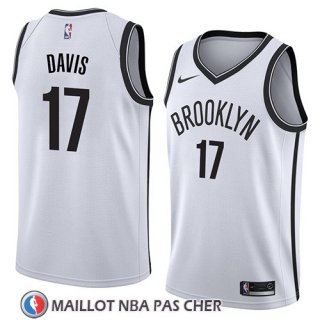 Maillot Brooklyn Nets Ed Davis Association 2018 Blanc