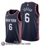 Maillot New York Knicks Deandre Jordan Ville Bleu