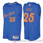 Maillot Rose New York Knicks Noel #25 Bleu