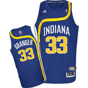 Maillot ABA de Granger Indiana Pacers #33 Bleu