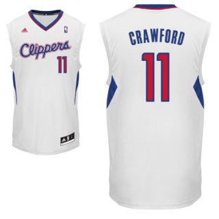 Maillot Blanc Crawford Los Angeles Clippers #11 Revolution 30