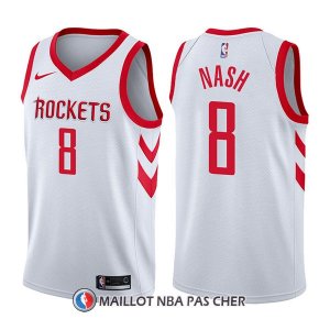 Maillot Houston Rockets Le'bryan Nash Association 8 2017-18 Blanc