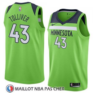 Maillot Minnesota Timberwolves Anthony Tolliver Statement 2018 Vert