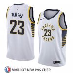 Maillot Indiana Pacers C.j. Wilcox No 23 Association 2018 Blanc
