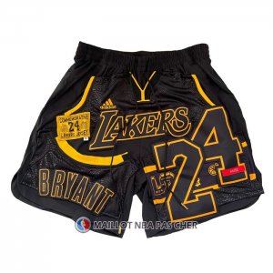 Short Los Angeles Lakers Kobe Bryant Just Don Noir