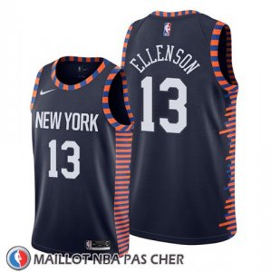 Maillot New York Knicks Henry Ellenson Ville Bleu