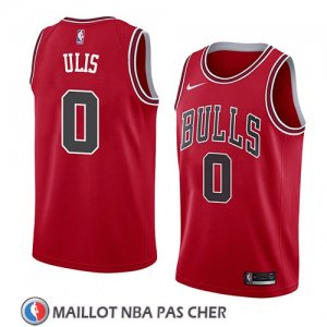 Maillot Chicago Bulls Tyler Ulis No 0 Icon 2018 Rouge