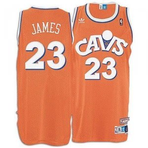Maillot Cleveland Cavaliers Lebron James Cavs #23 Orange