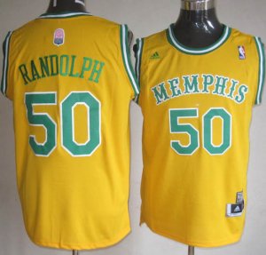 Maillot ABA de Randolph Memphis Grizzlies #50 Jaune
