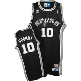 Maillot San Antonio Spurs Rodman #10 Noir