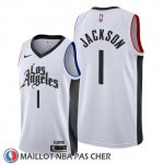 Maillot Los Angeles Clippers Reggie Jackson Classic 2019-20 Blanc