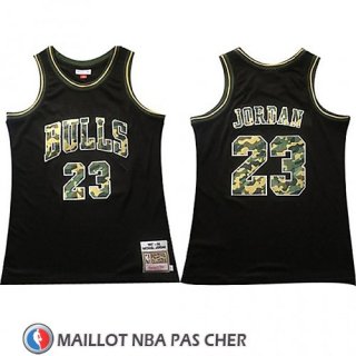 Maillot Chicago Bulls Michael Jordan Camuflaje Noir