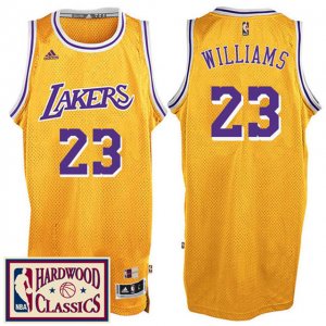 Maillot Retro 2016-17 Lakers Williams 23 Jaune