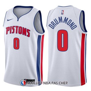 Maillot Detroit Pistons Andre Drummond Association 0 2017-18 Blanc